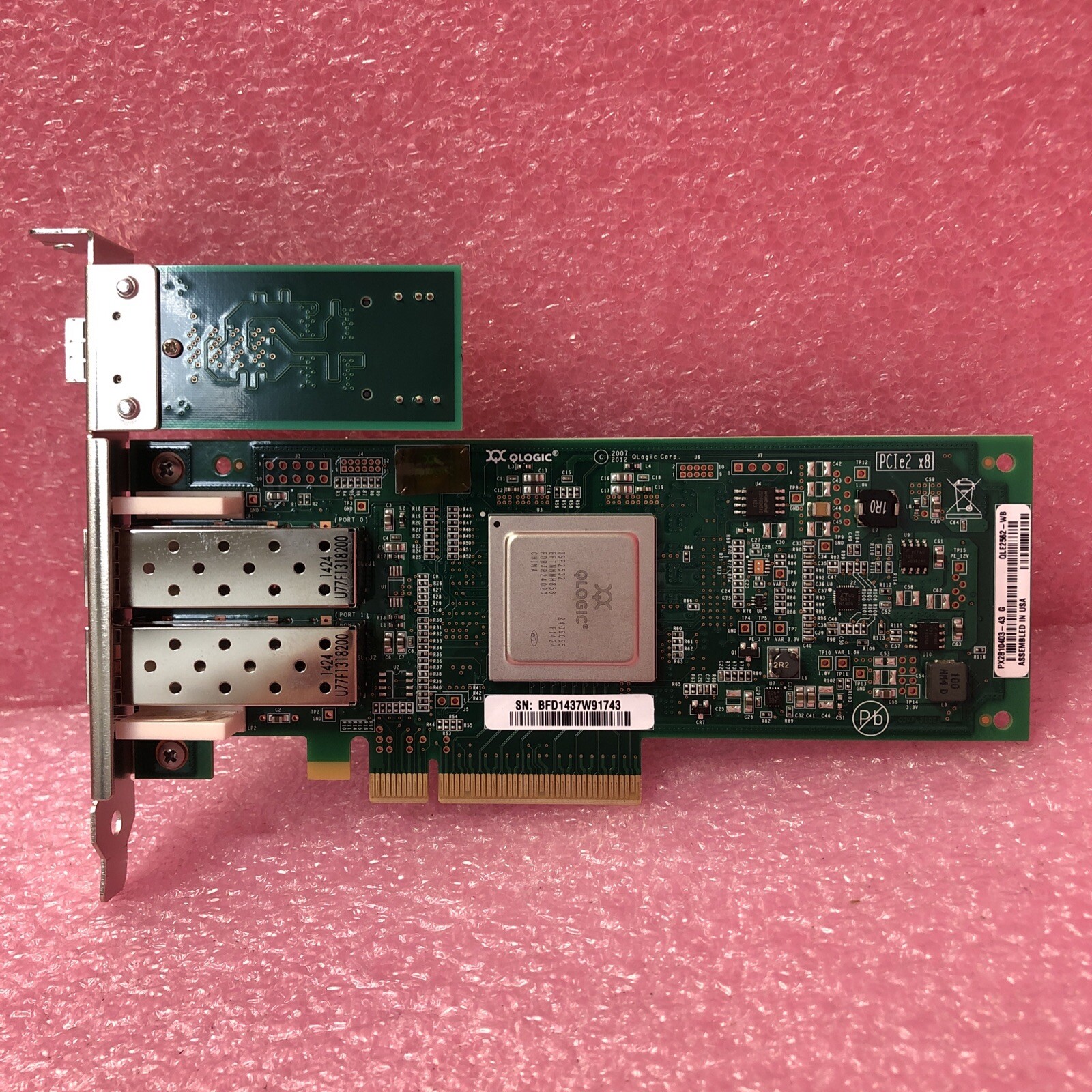 QLE2562-WB SANBLADE 8GB DP FC PCI-E WITH OPTICAL SAS INTERFACE