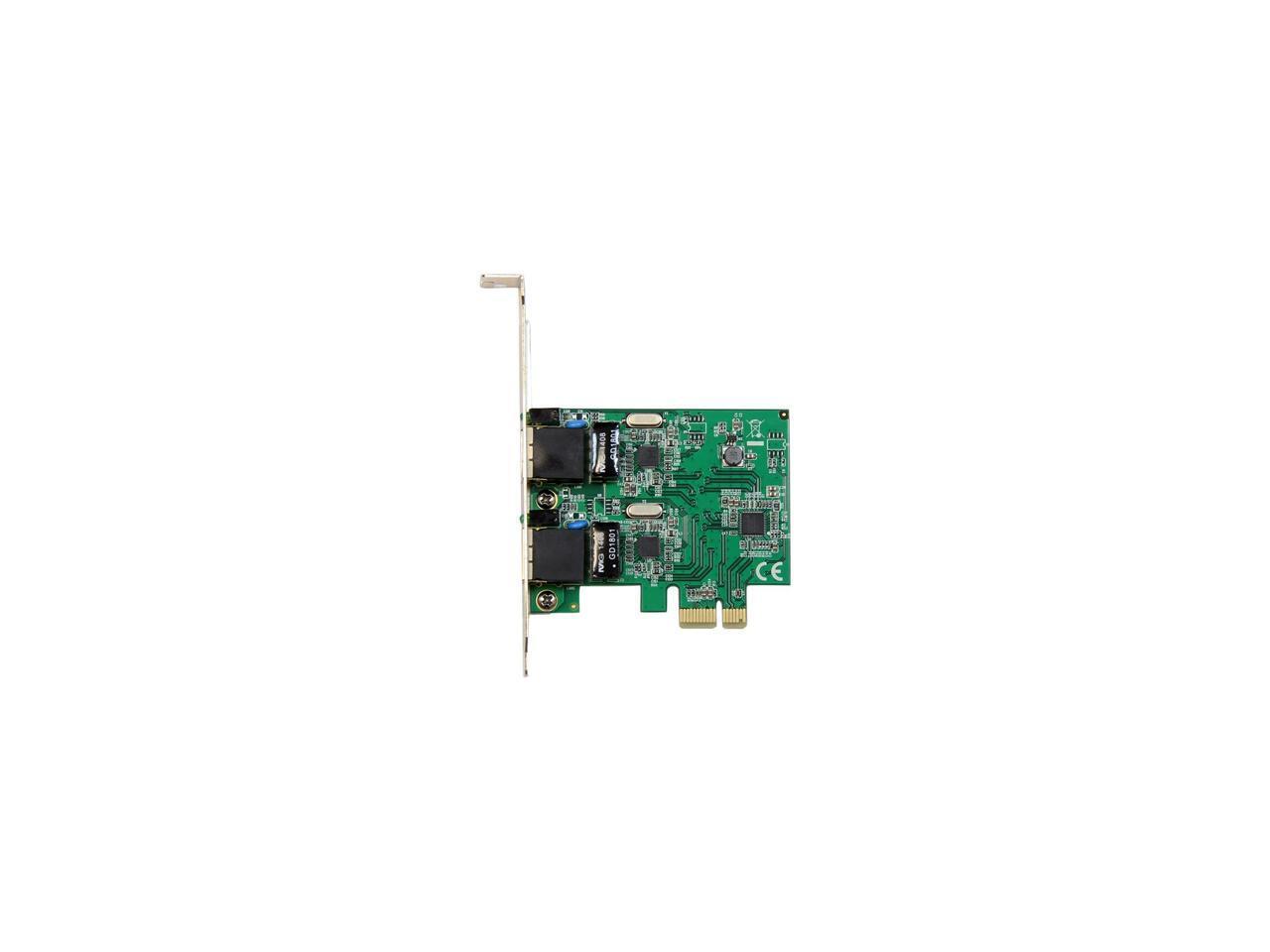 StarTech.com Dual Port Gigabit PCI Express Server Network Adapter Card – PCIe NI