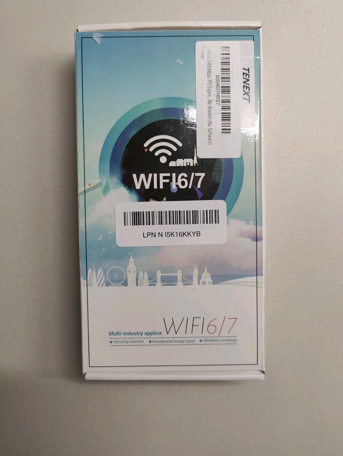 5400Mbps PCI Express x1 PCIe WiFi 6E 802.11ax Bluetooth BT5.3 Adapter