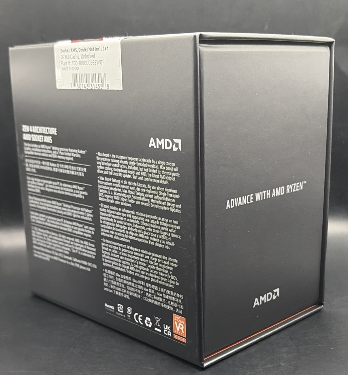 [NEW] AMD Ryzen 9 7900X – 12-Core 4.7GHz AM5 170W CPU Desktop Processor