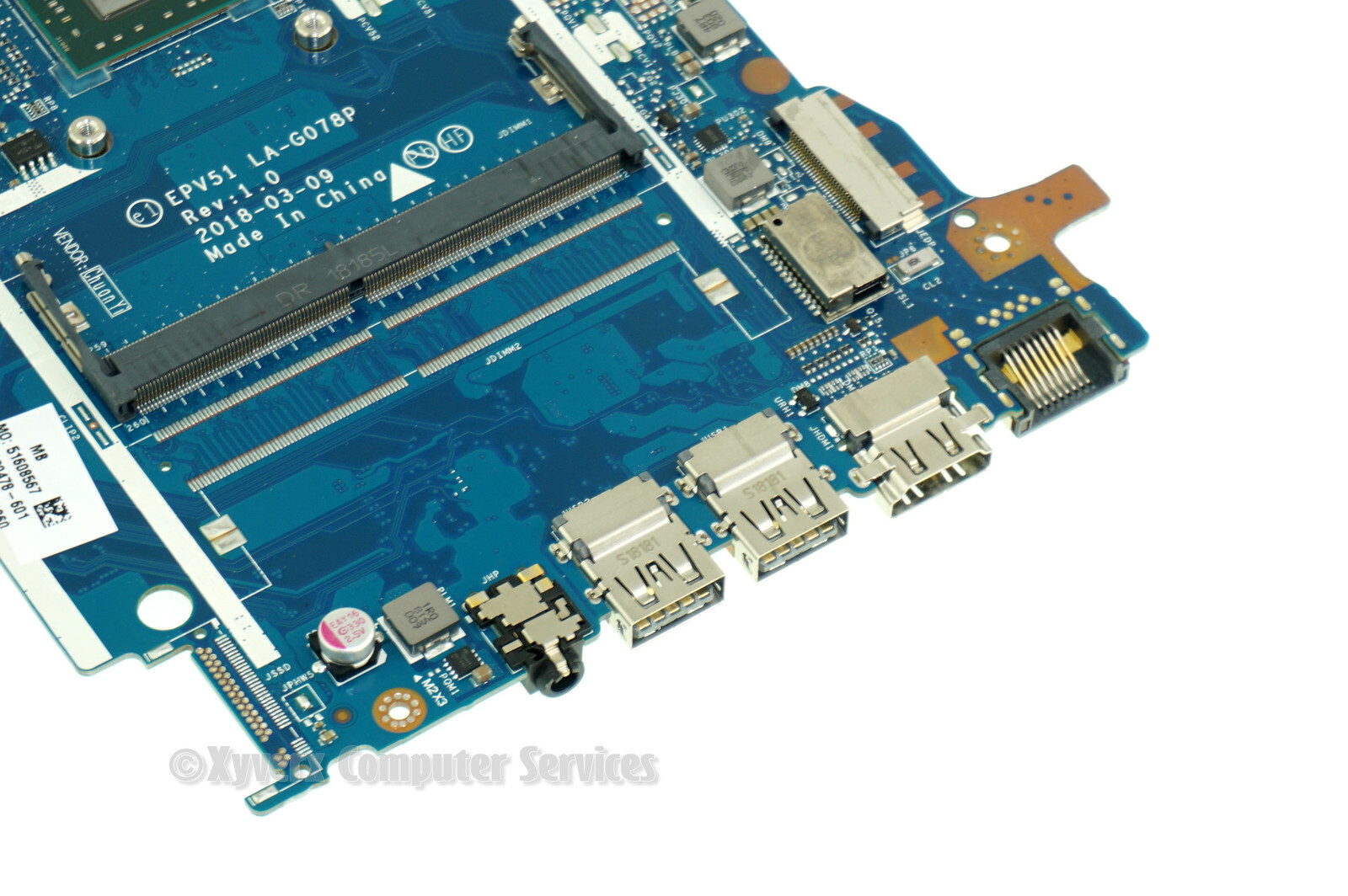 L20478-601 GENUINE HP MOTHERBOARD AMD A6-9225 15-DB 15-DB0011DX (AD53)*