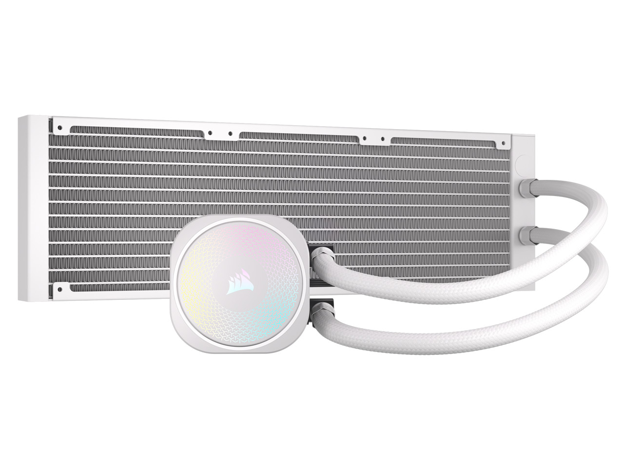 CORSAIR NAUTILUS 360 RS ARGB Liquid CPU Cooler – White – RS120 ARGB Fans – Fits