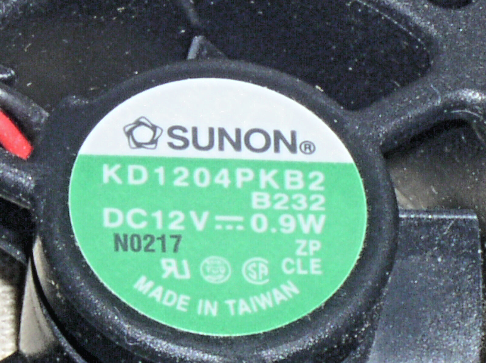 TINY 40*40*20MM SUNON KD1204PKB2 12 V VOLT DC BALL BEARING 2 WIRE FAN BLOWER USA