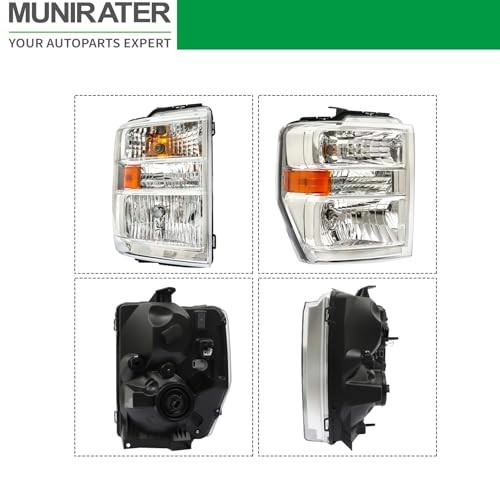 Headlight Assembly Replacement for 2008-2014 E150 E250 E350 E450 Superduty