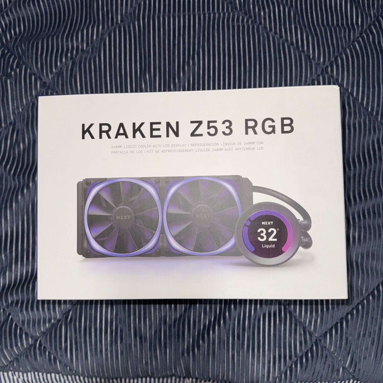 NZXT Kraken Z53 240mm AIO CPU Liquid Cooler – RL-KRZ53-01