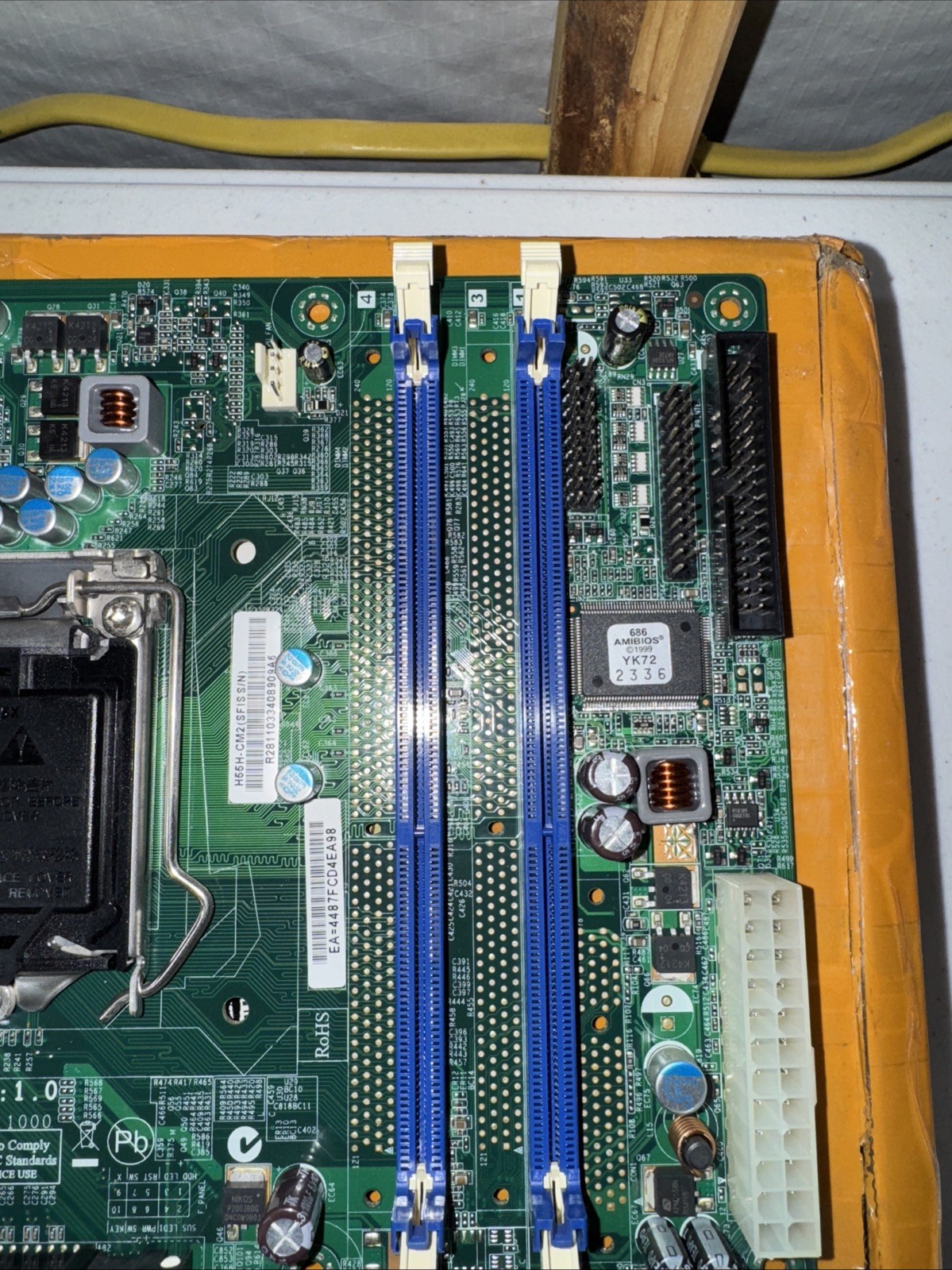 Acer H57H-AM2 V2.0 Socket LGA1156 DDR3 PCIe Motherboard & CPU & Ram & I/O Shield