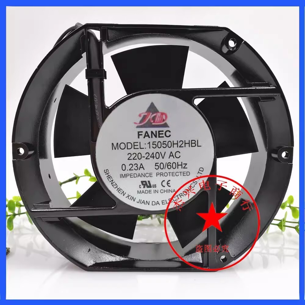 FANEC 15050H2HBL 17251 220V-240V 0.23A Cooling Fan