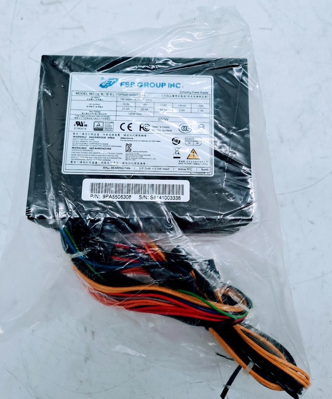 Lot of 16 FSP SWITCHING POWER SUPPLY FSP550-50SGGBA