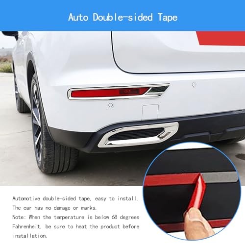 Car Accessories Compatible with Mitsubishi New Outlander Glossy Chrome Style
