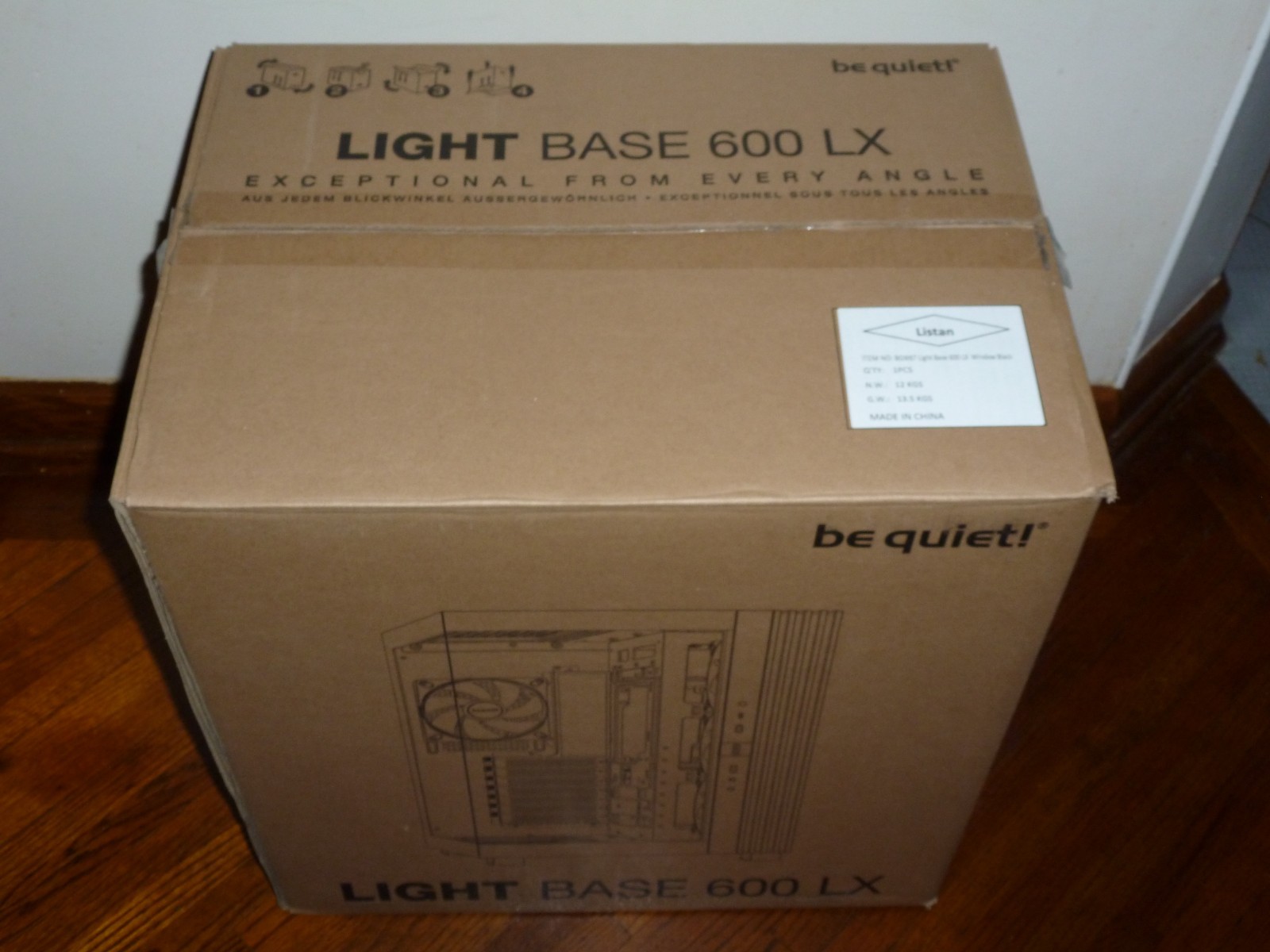 be quiet Light Base 600 LX Tempered Glass ATX Mid-Tower Computer Case Black – OB