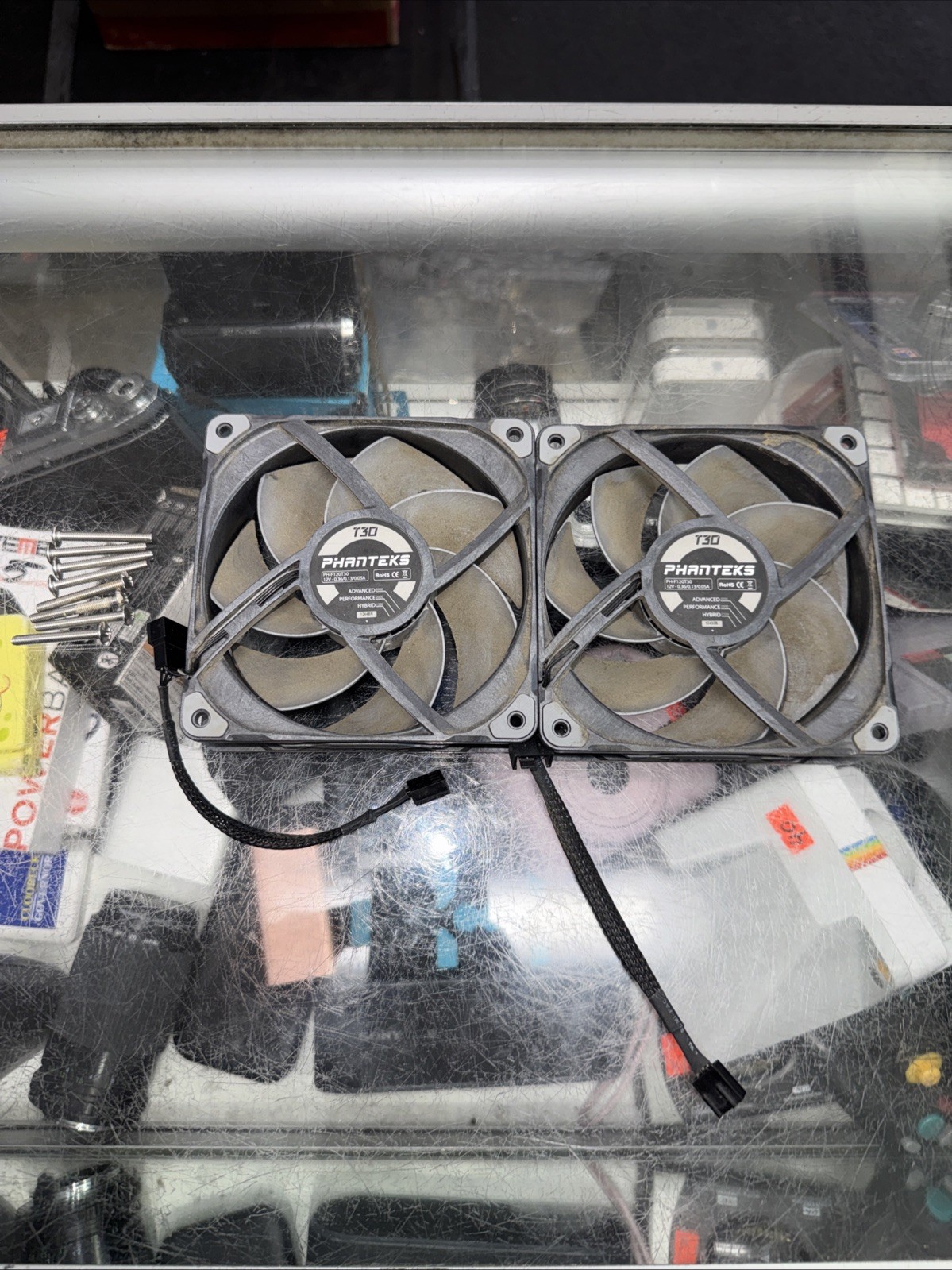 2x Phanteks T30-120 Premium High Performance PWM Computer Fans