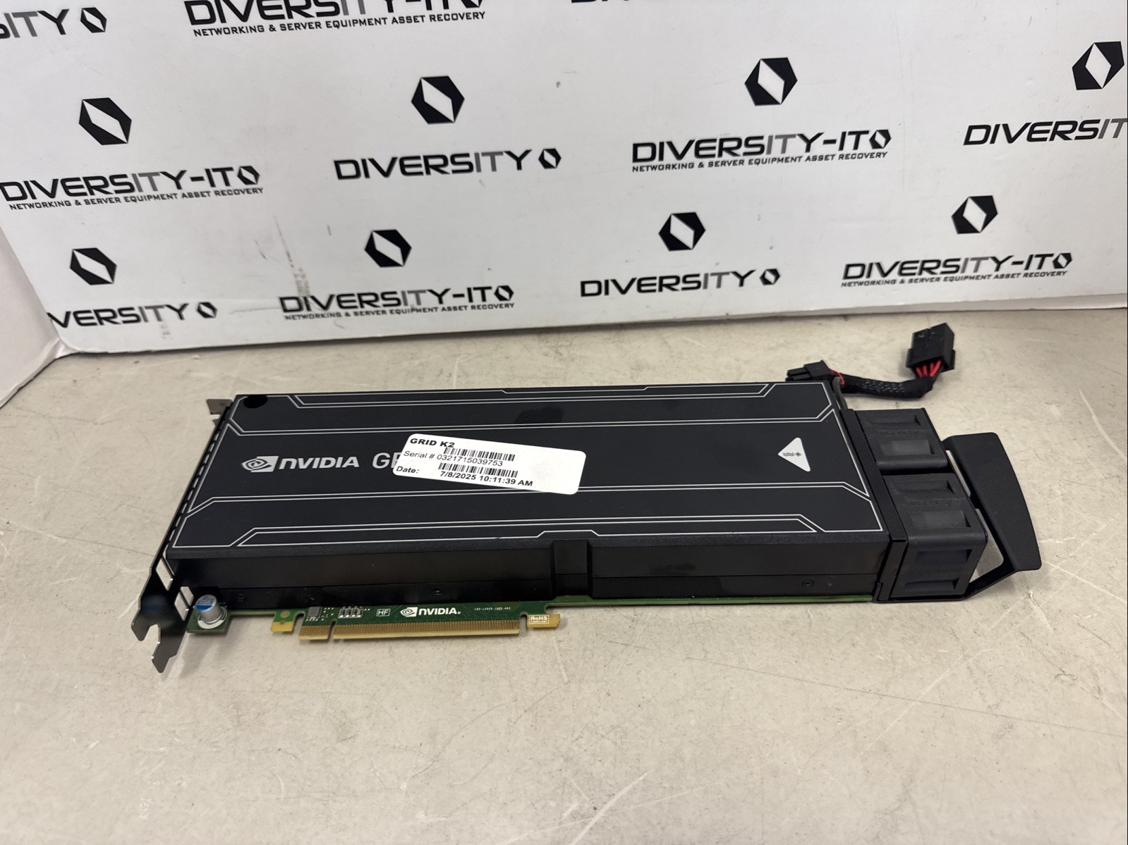 HPE 729851-B21 NVIDIA GRID K2 Dual GPU PCIe Graphics Accelerator