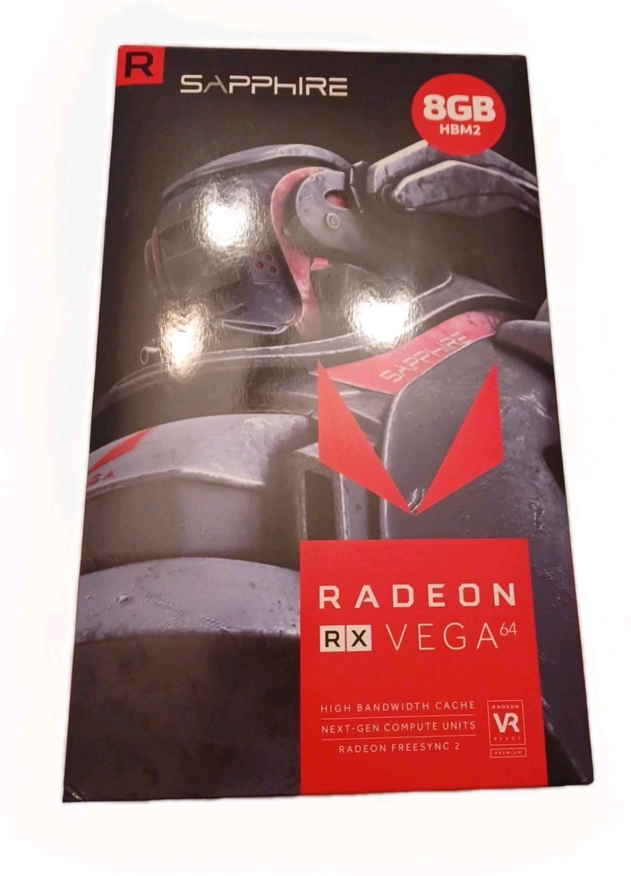 SAPPHIRE Radeon RX Vega 64 Video Card 8GB HBM2 21275-03-20G With Box