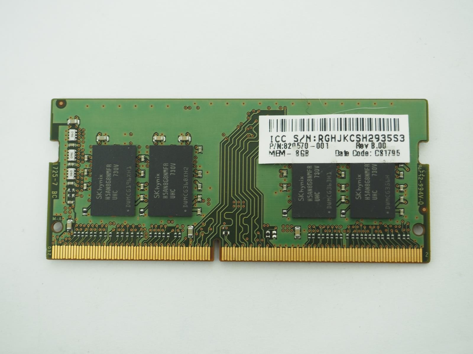 SK HYNIX 8GB PC4-2400T Laptop Ram / SO-DIMM Memory – HMA81GS6MFR8N – UH N0 AB