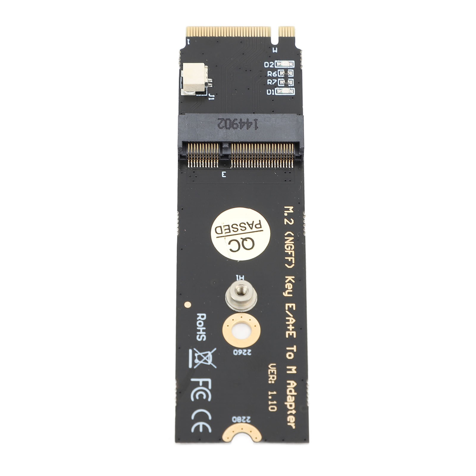 M.2 NGFF A E Key WiFi Bluetooth Card To M.2 Key M SSD Adapter For AX2 IKLR