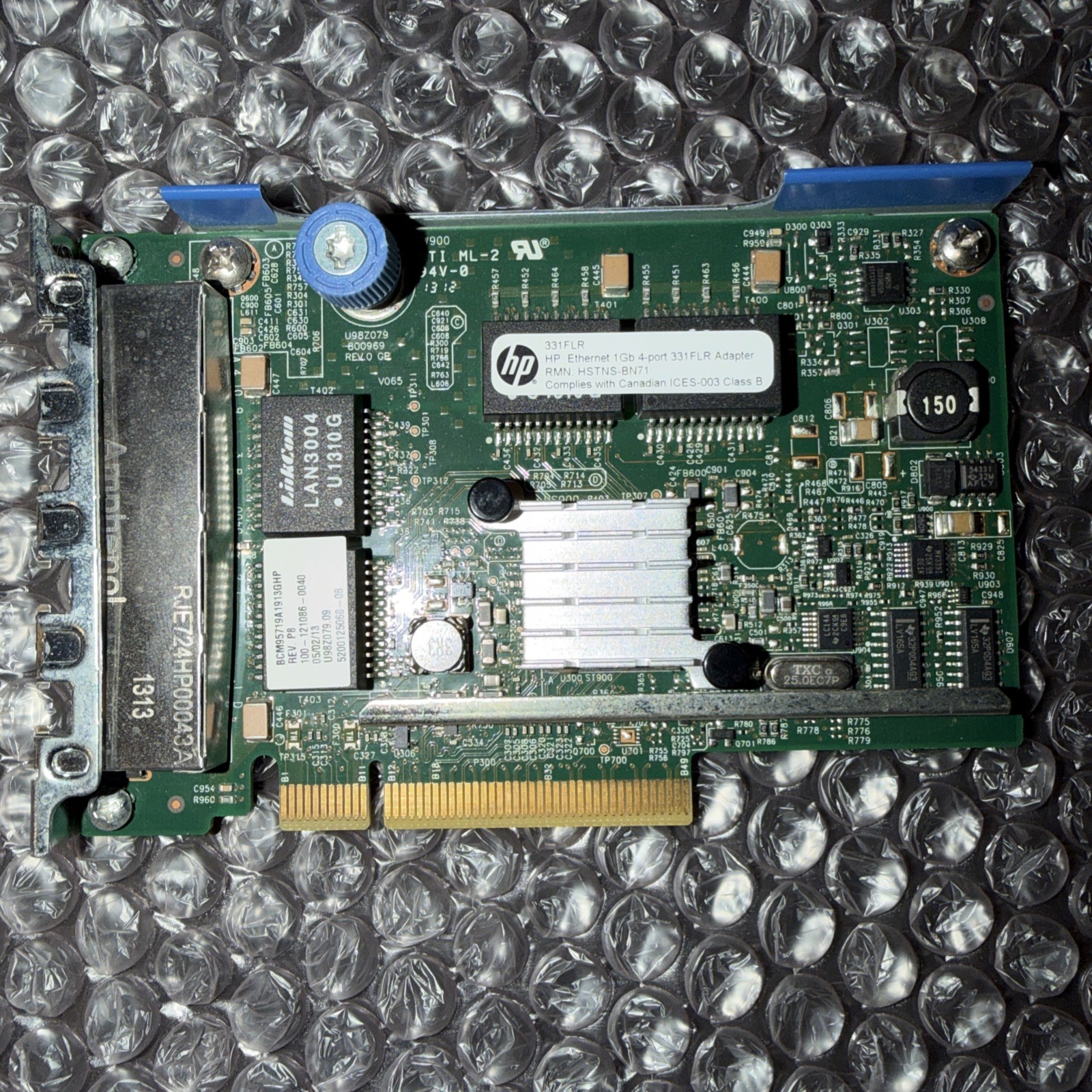 HP 331FLR Quad-Port Gigabit PCIe Network Interface Card P/N: 789897-001