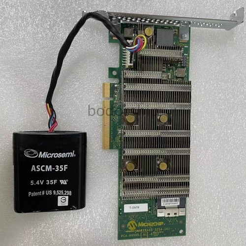 3254-8i RAID arrived, 24g, 4G Cache with battery, mixed mode packaging MicroChip