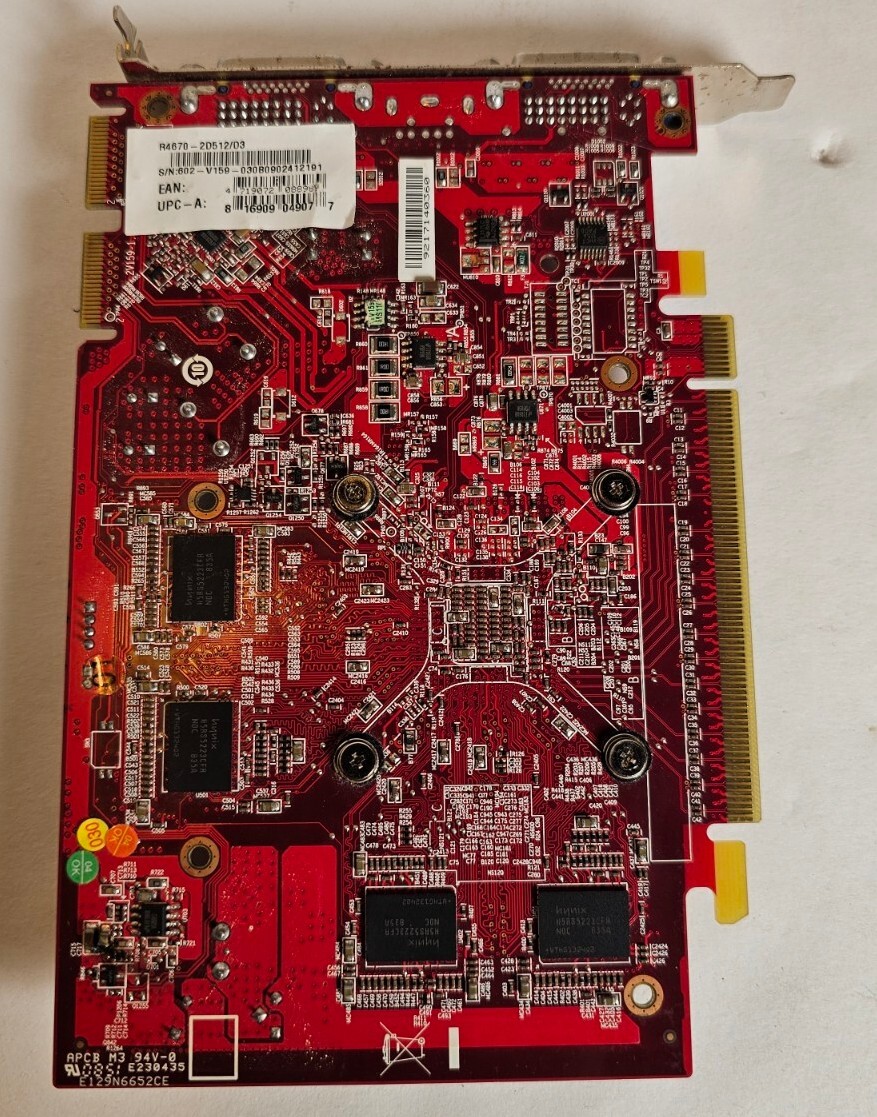 MSI Radeon 4670 1GB PCI Dual DVI Video Graphics Card R4670-2D512/D3