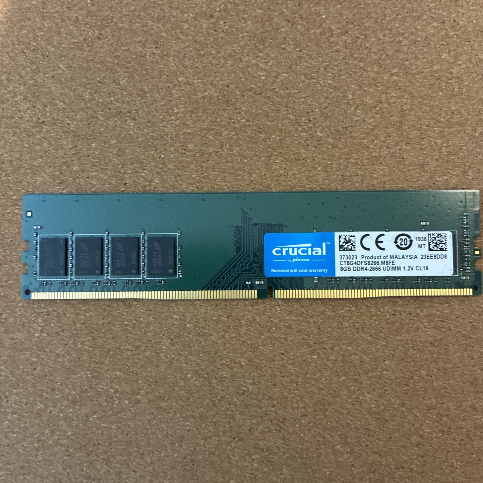 8GB Crucial CT8G4DFS8266.M8FE DDR4 2666MHz UDIMM Desktop RAM – CL19