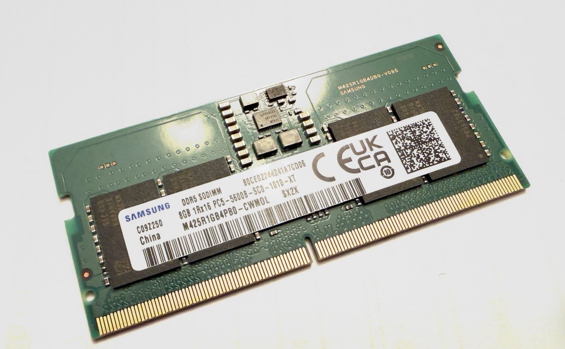 M425R1GB4PB0-CWM0L Samsung 8GB 1Rx16 PC5-5600B 5600Mhz SO-DIMM Memory