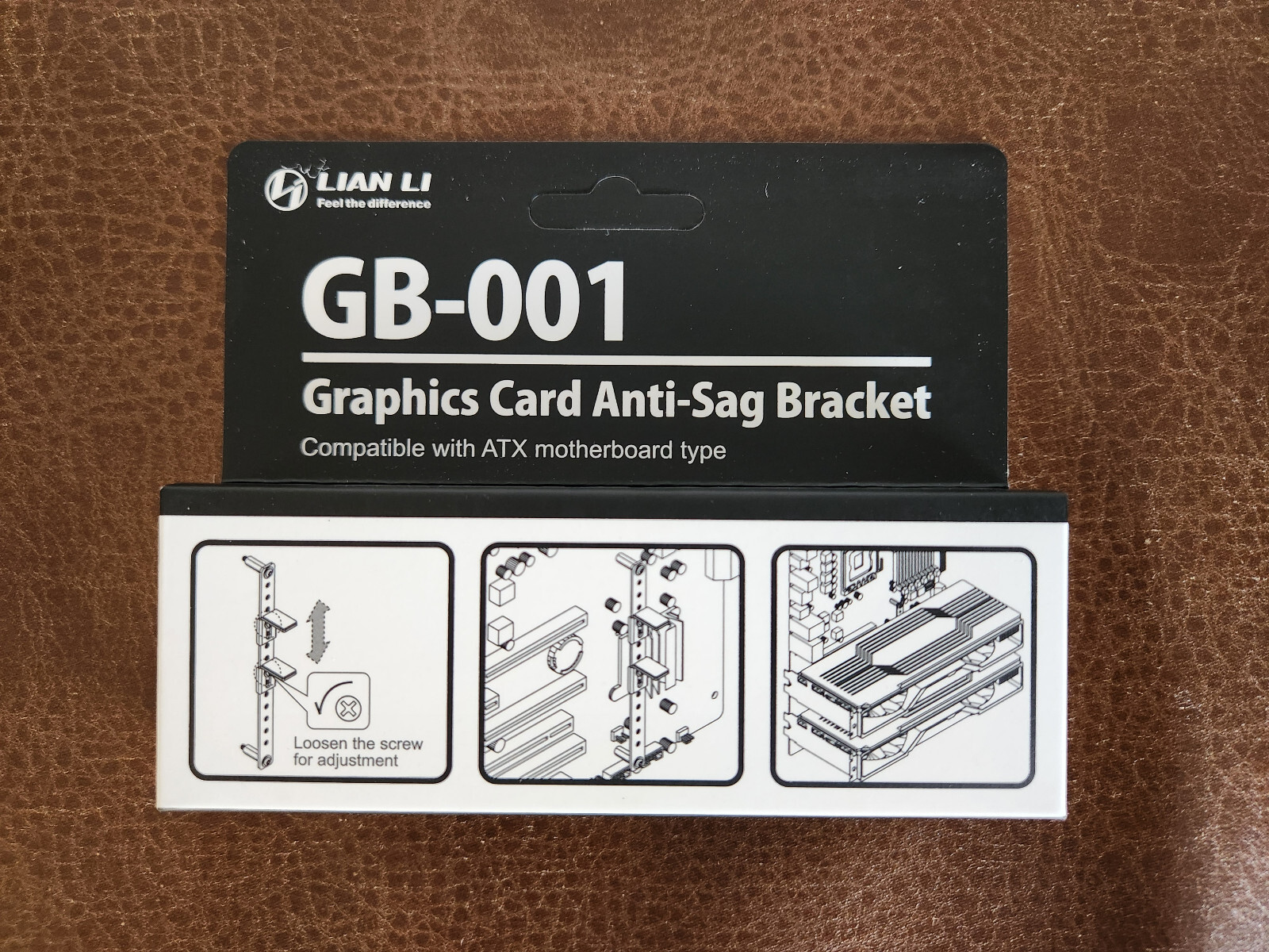 Lian Li GPU Graphics Card Anti-Sag Support Bracket GB-001 New Universal ATX EATX