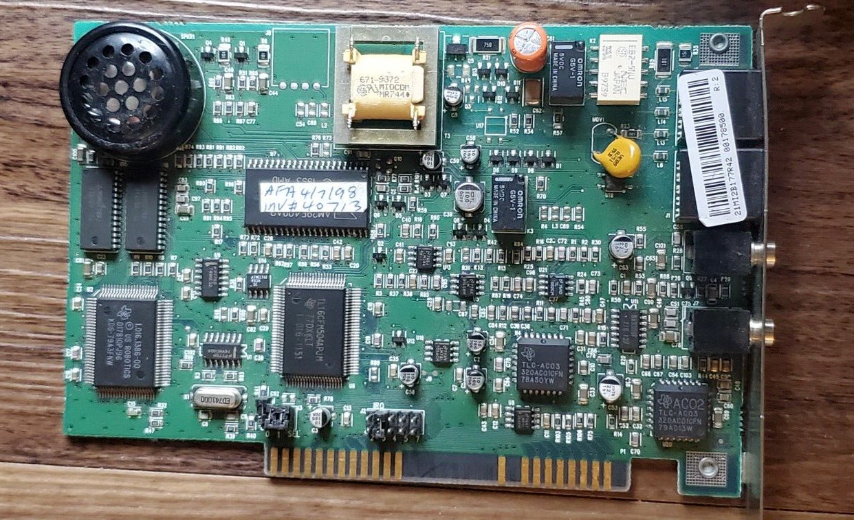 USRobotics Sportster 0460 Internal 8-bit ISA Fax Modem