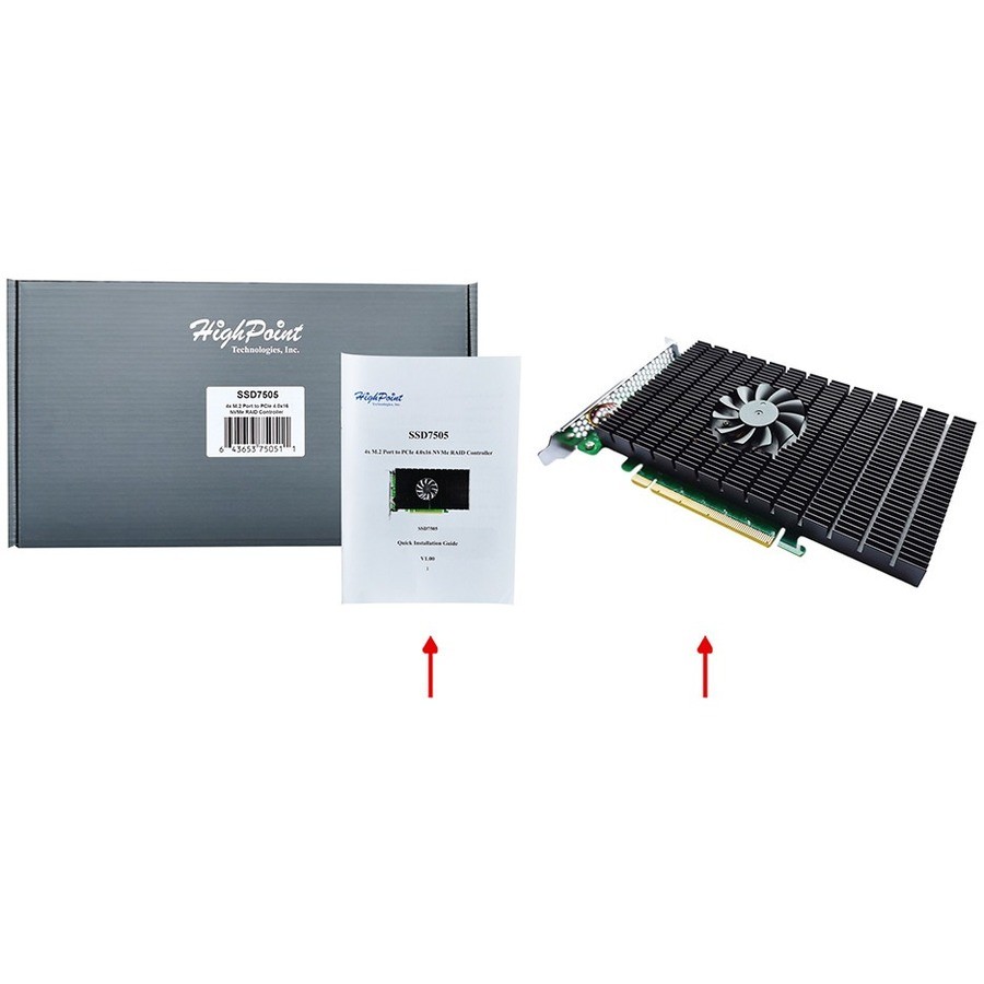HighPoint 7500 NVMe Controller (ssd7505)