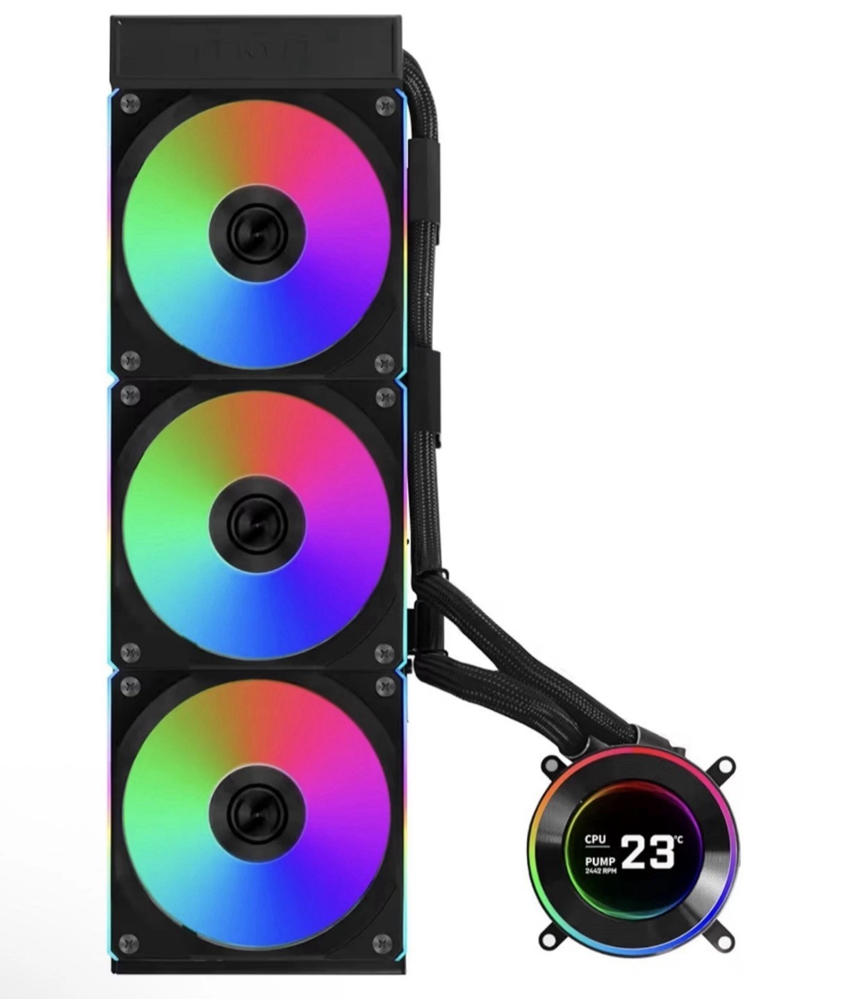 LIAN LI HydroShift II LCD-C 360R AIO GHS2LCD36RB 360 Intel LGA1700 AMD AM4/AM5 B