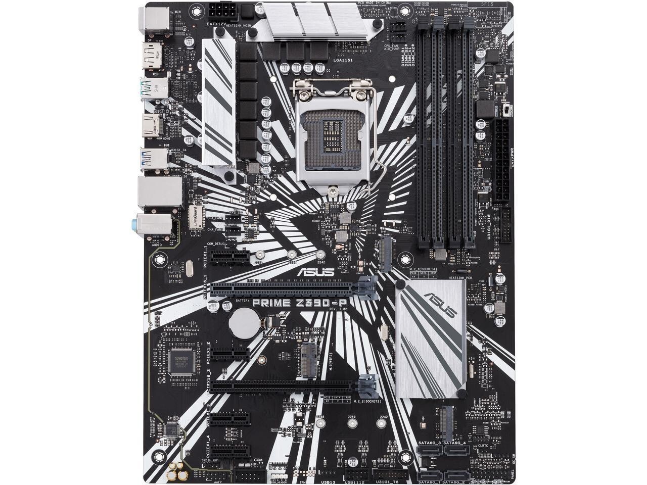 ASUS Prime Z390-P LGA 1151 Intel Z390 SATA 6Gb/s ATX Intel Motherboard
