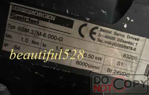 100% test 6SM 37M-6.000-G (by DHL or Fedex