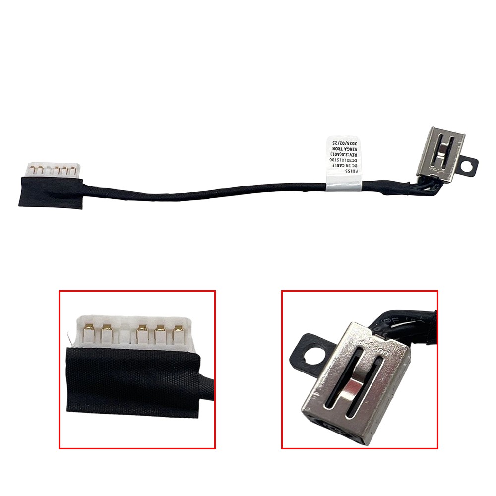 For Dell Inspiron 15 3501 DC IN Power Jack Cable 4VP7C 04VP7C DC301016G00 cnj