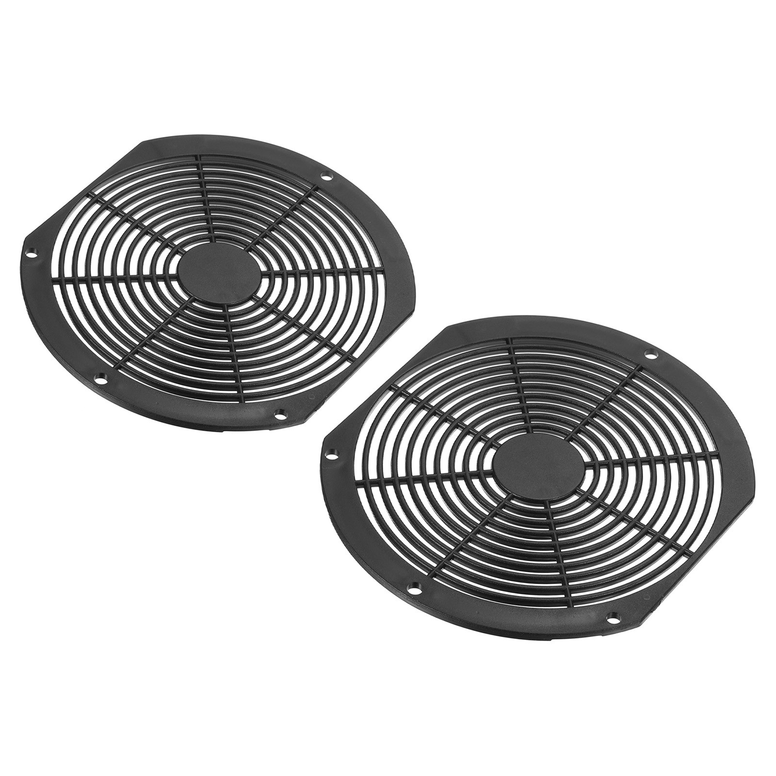 151mm filter fan, 2pcs ABS plastic fan grille protection, black
