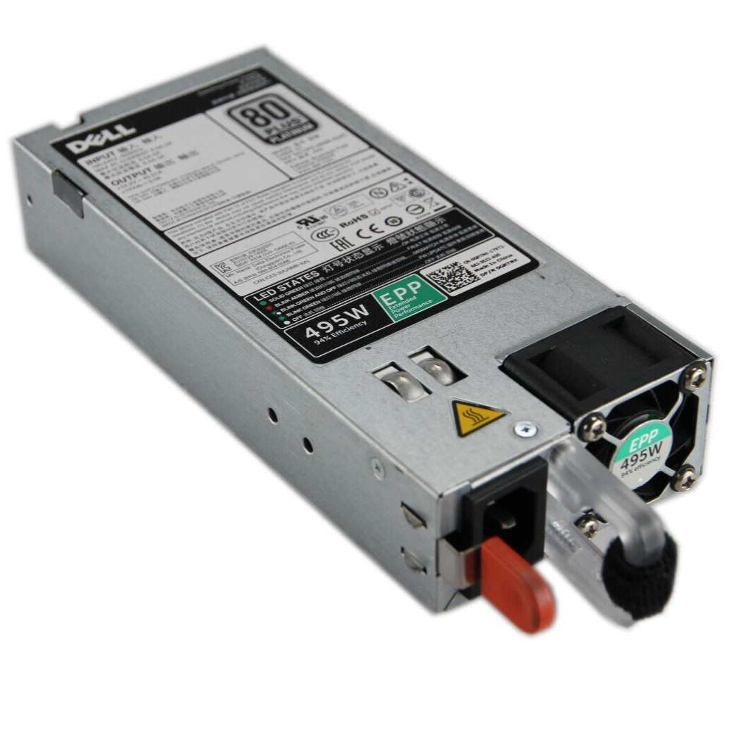 Dell 13G 14G T430 T630 R530 R630 R640 R730 R740 495W 100-240V Power Supply GRTNK