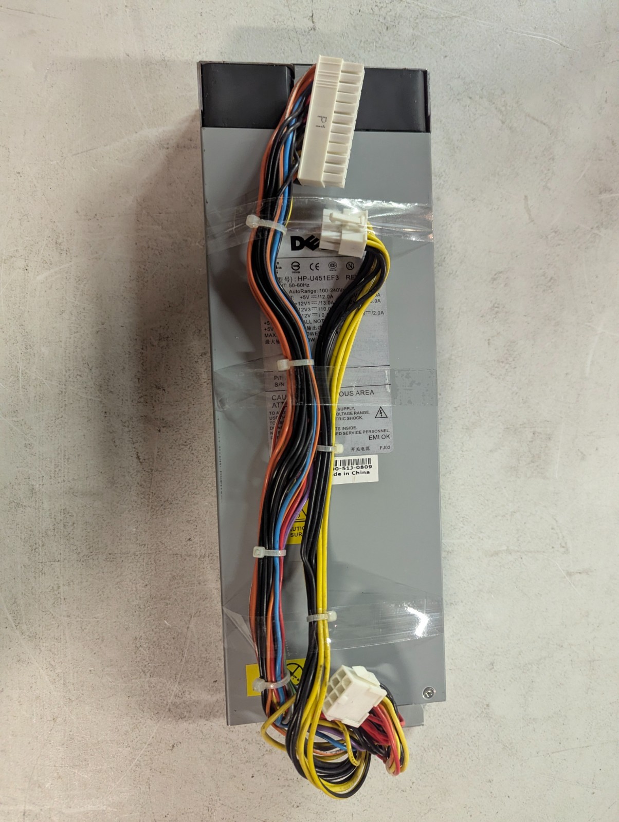 Dell HP-U451EF3 Channel Well CWT-235ATX 235W ATX PSU 20-Pin AUX Retro PC