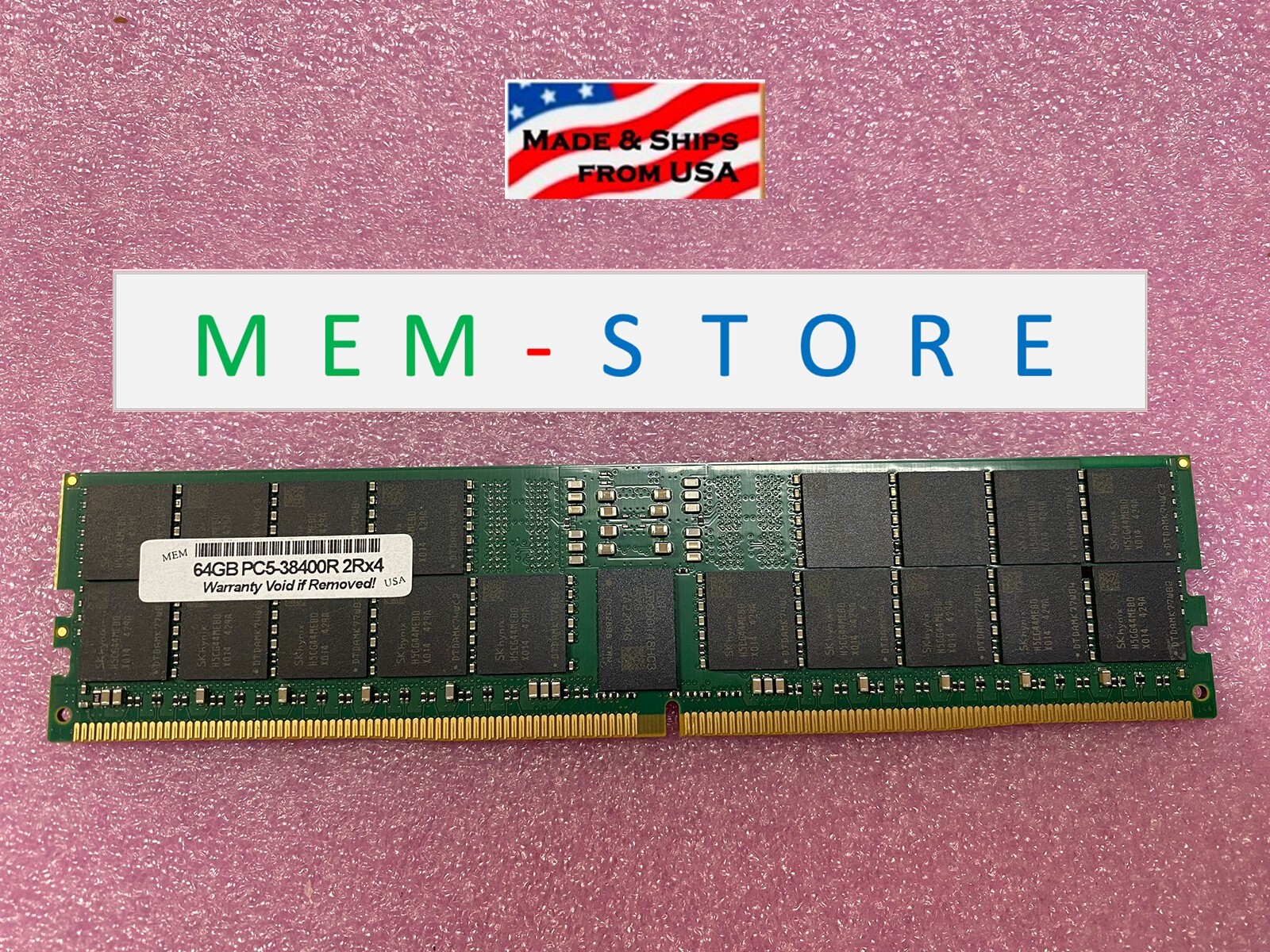 MEM-DR564L-CL01-ER48-MB MEM-DR564L-CL02-ER48 64GB DDR5-4800 RDIMM Compatible RAM