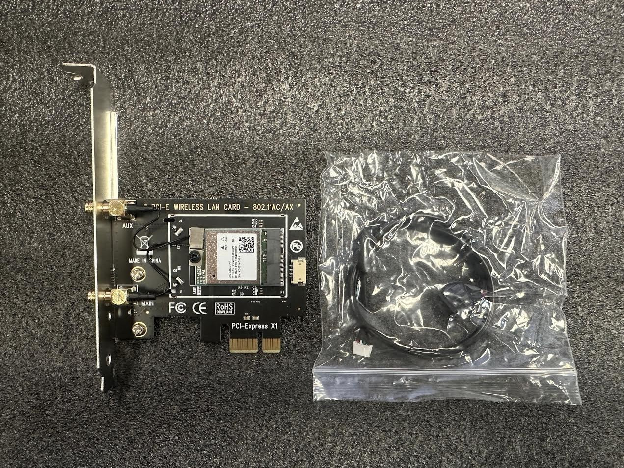AW-CB304NF PCI-E WIRELESS LAN CARD – 802.11AC/AX