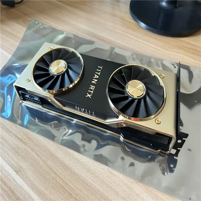 NVIDIA Titan RTX 24GB GPU GDDR6 PCIe 3.0 CUDA