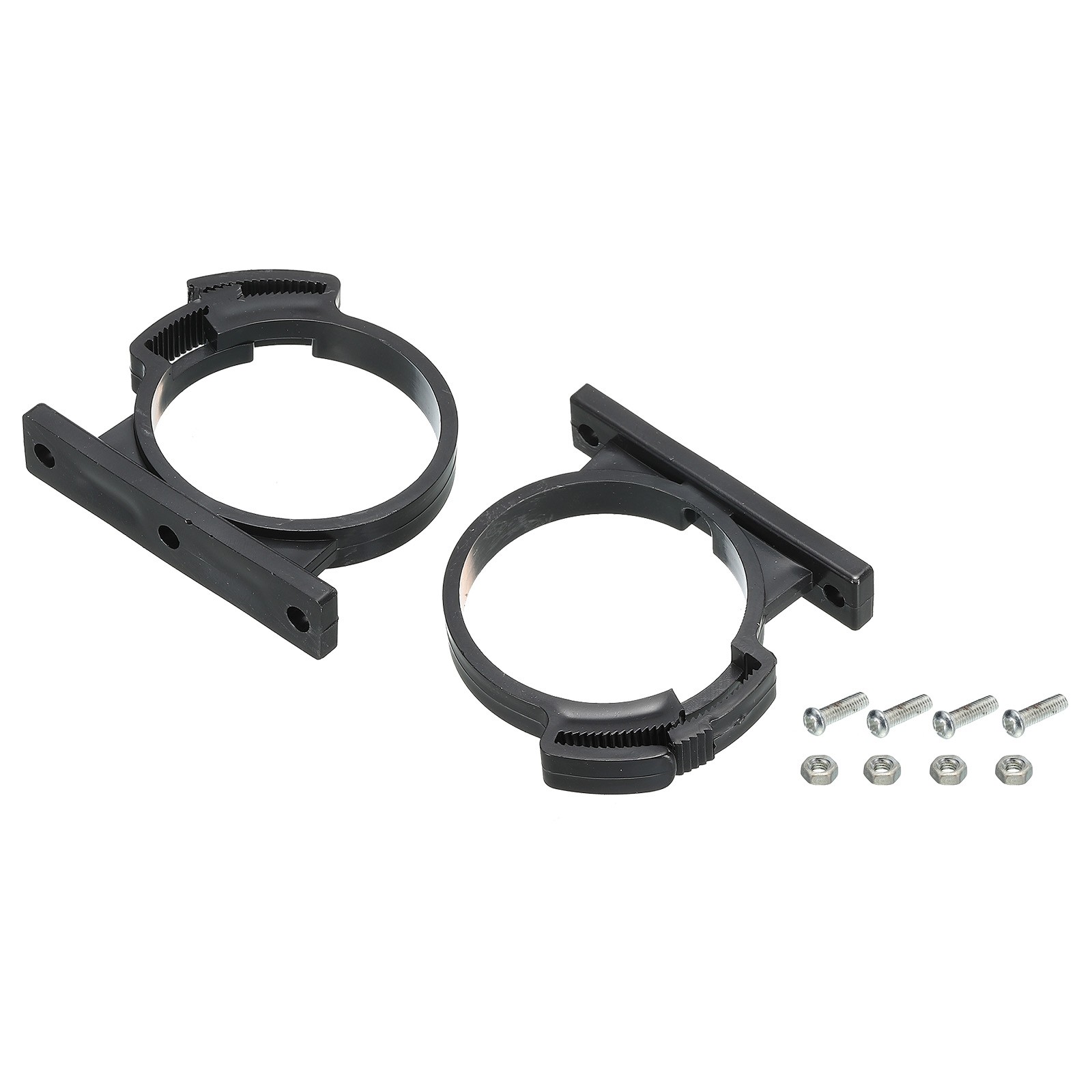 Water Tank Hoop, Water Cooling Reservoirs Acrylic Black Dia 50mm Pack of 2