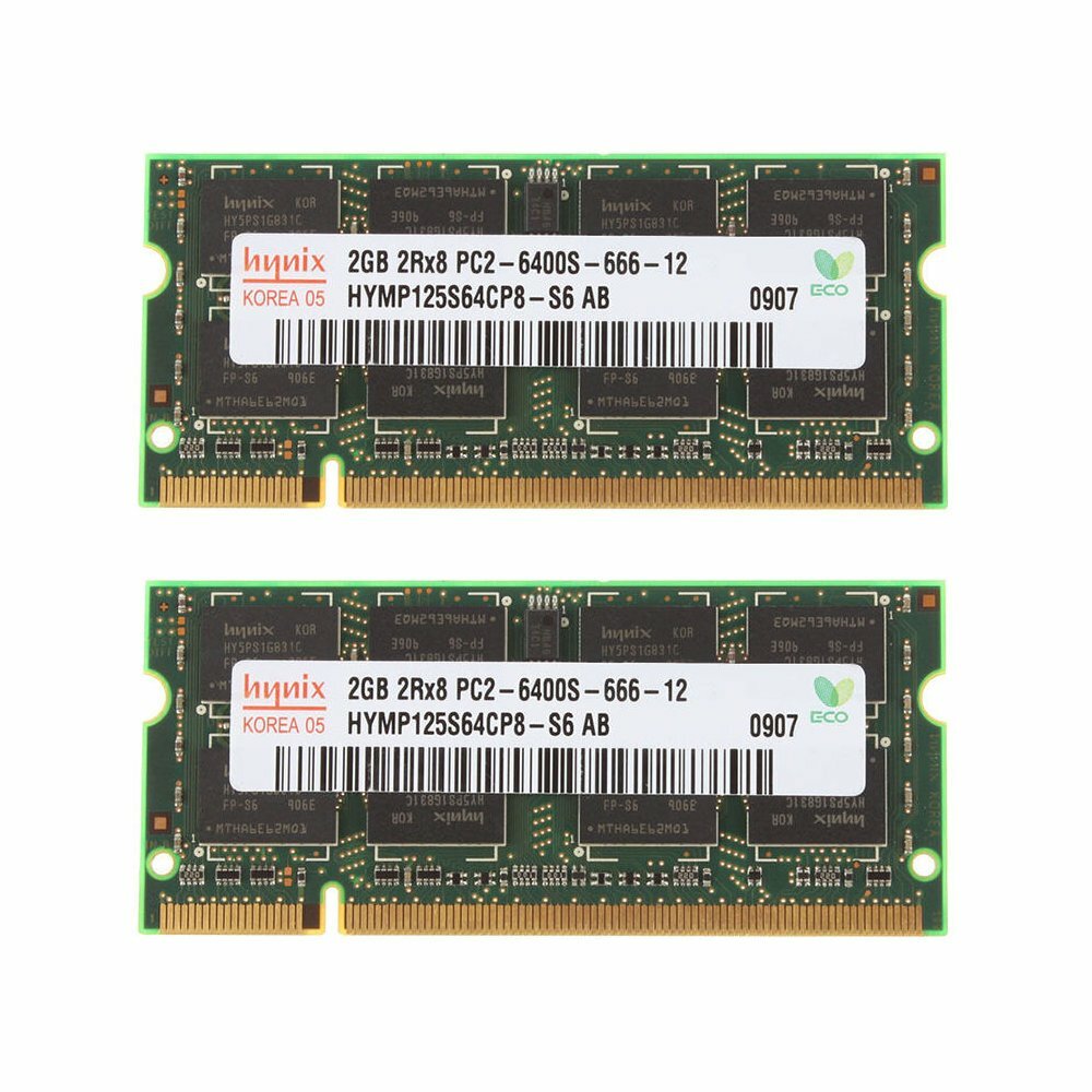 4GB 2x 2GB For Dell Inspiron 1420 1440 1520 1521 1525 1526 1545 1546 1720 Memory