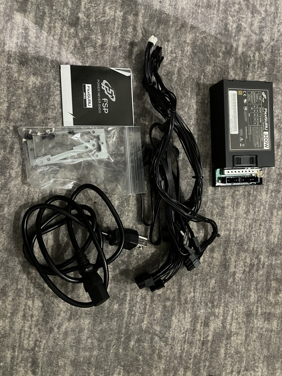 FSP FlexGURU Power Supply,Flex ATX 300W, 80 Plus Gold, (FSP300-57FCB)