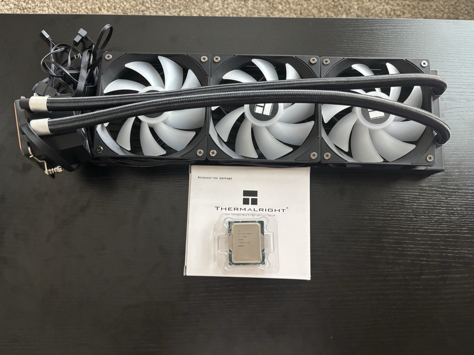 Intel Core i7-13700K CPU + Thermal Aqua Elite 360 V3 AIO Liquid Cooler Bundle