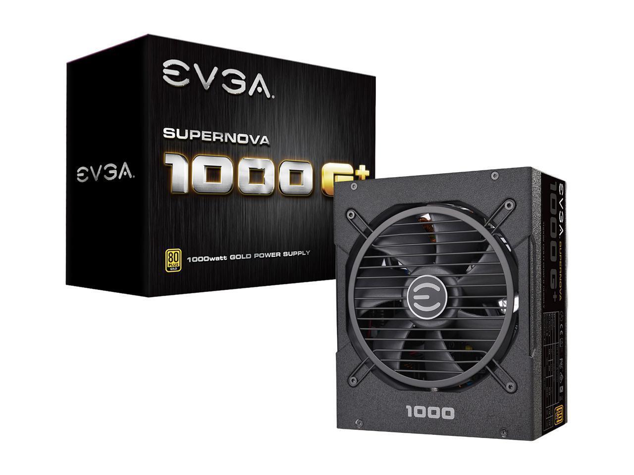 EVGA SuperNOVA 1000 G+ 120-GP-1000-X6 80 Plus Gold 1000W Fully Modular FDB Fan