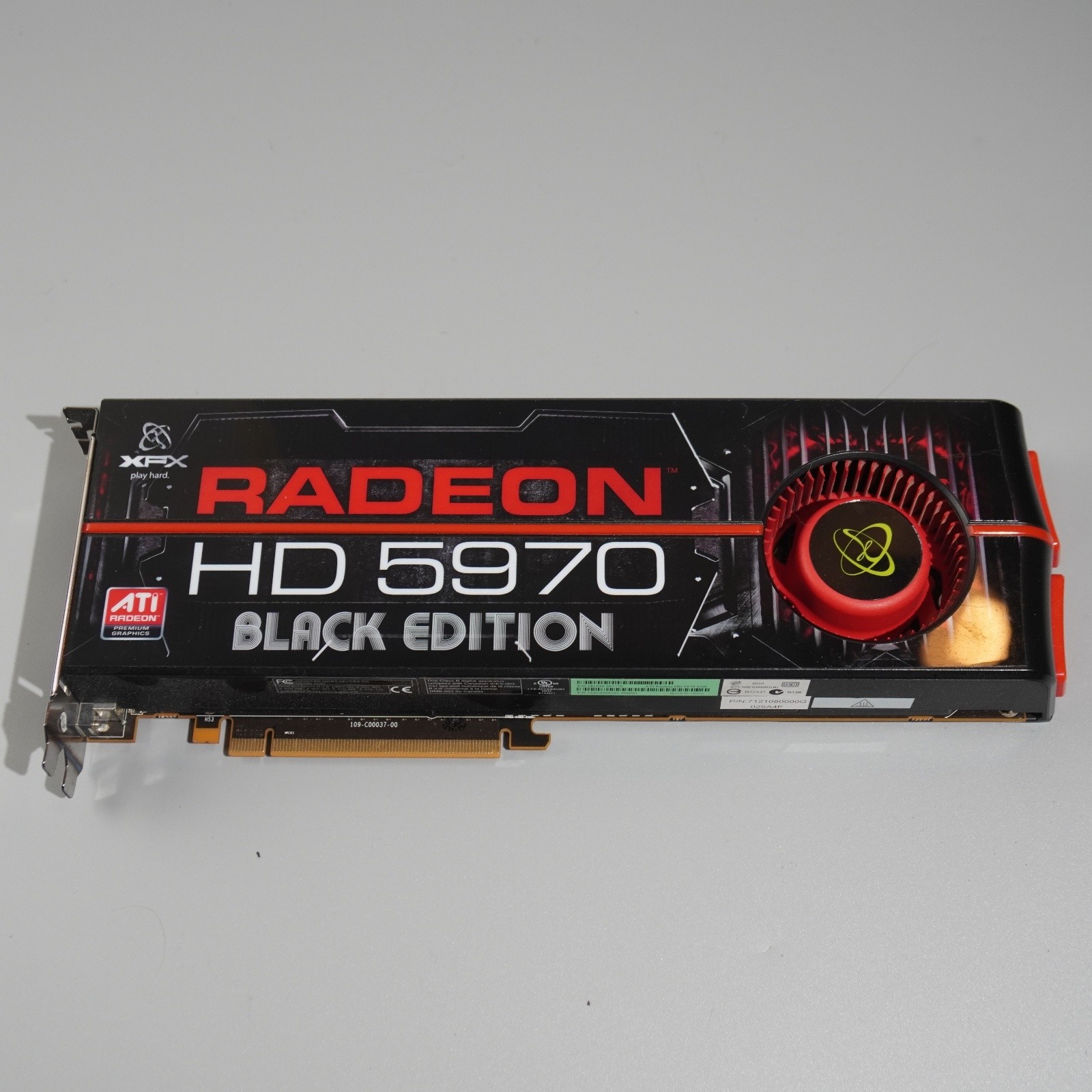 XFX Radeon HD 5970 Black Edition 2GB PCIe Dual Slot Video Graphics Card