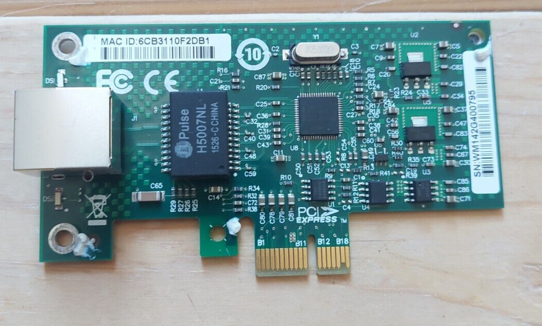 AddOn ADD-PCIE-1RJ45 PCI Express Gigabit Ethernet Network Card 1000Base-TX