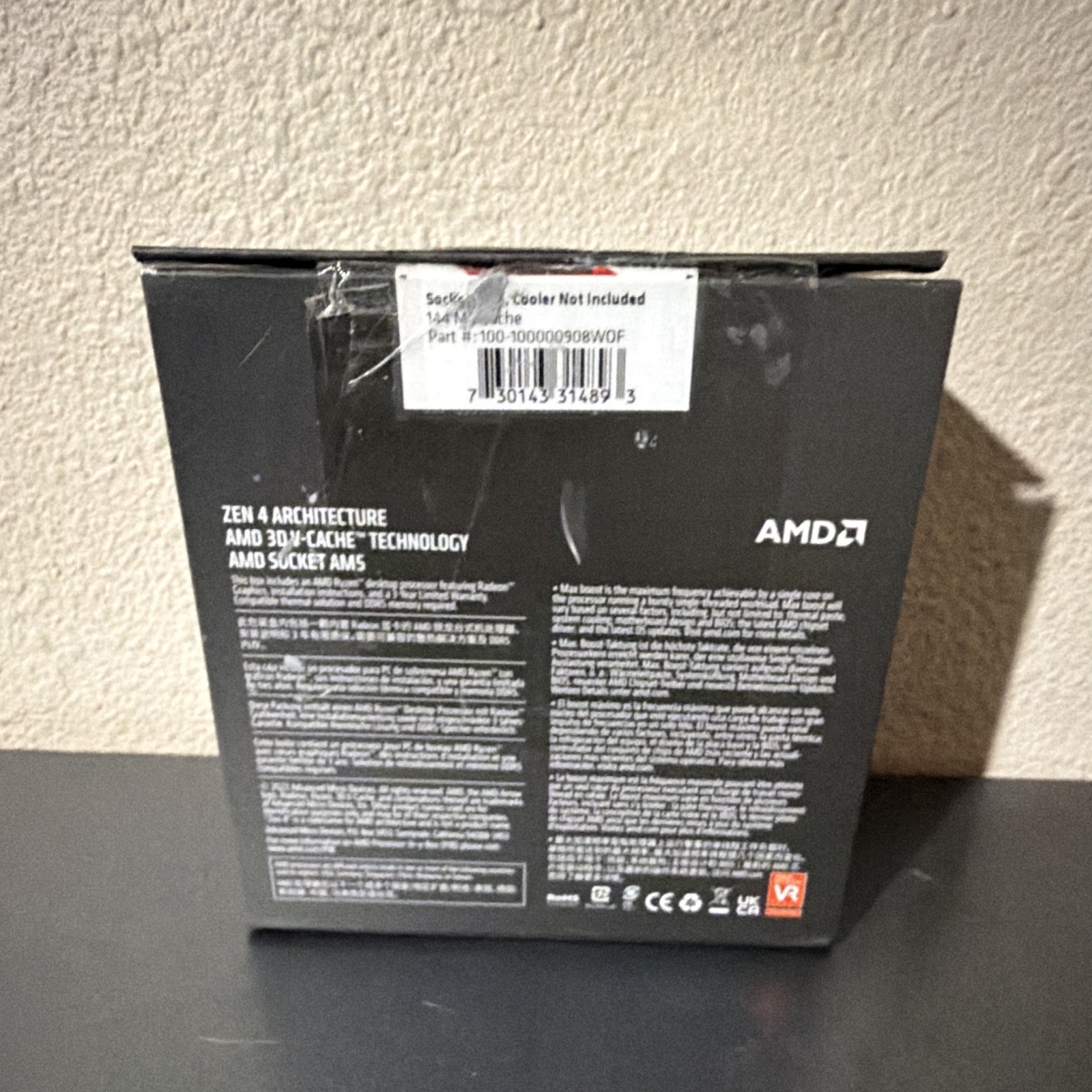 AMD Ryzen 9 7950X3D 16-Core 4.2GHz Socket AM5 128MB L3 (100-100000908WOF)