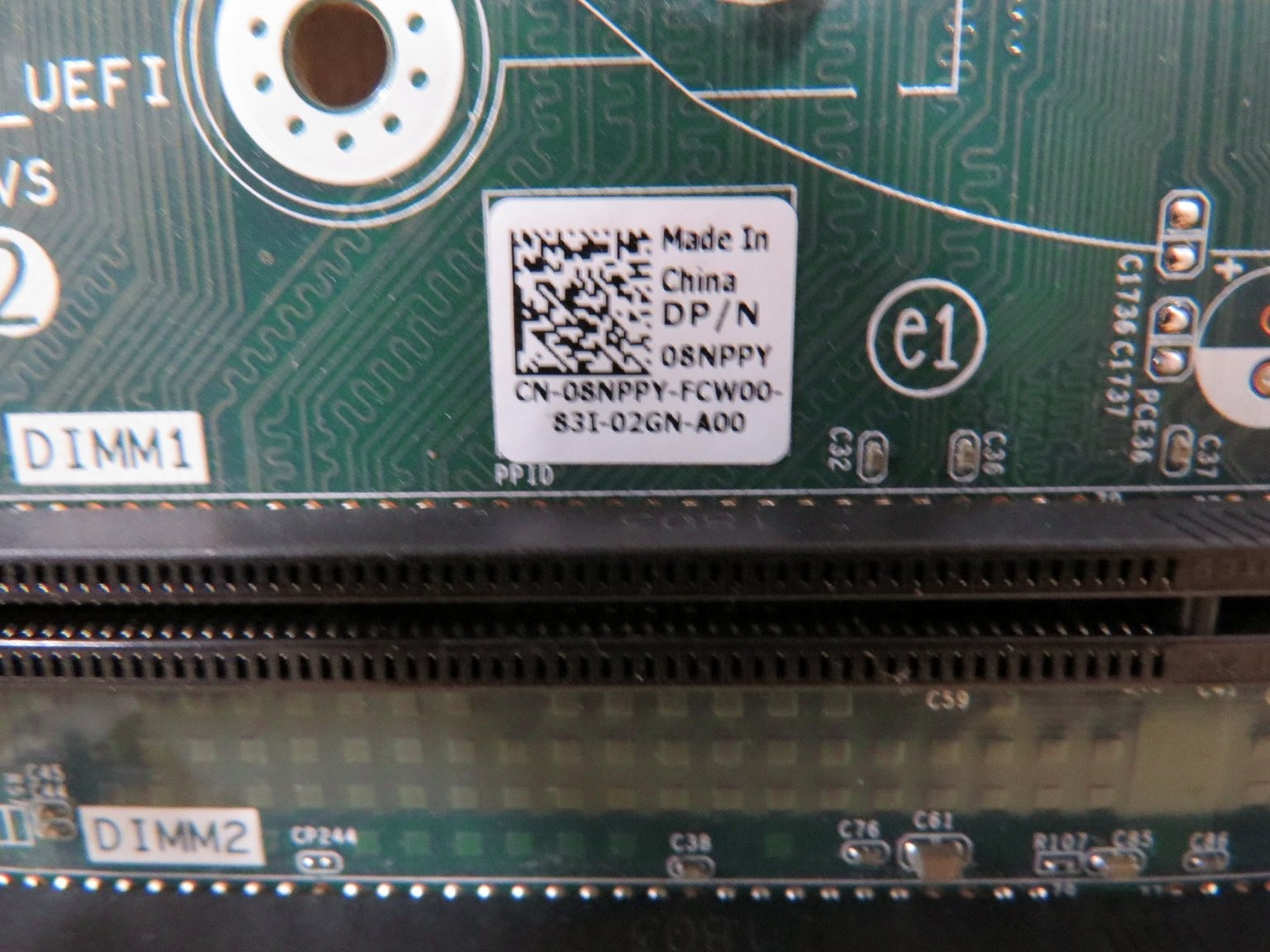 Dell 08NPPY Motherboard LGA1151 Optiplex Desktop System Board