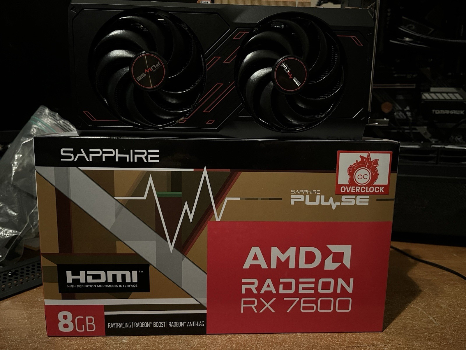 Sapphire Pulse AMD Radeon RX 7600 8GB GDDR6 Graphics Card