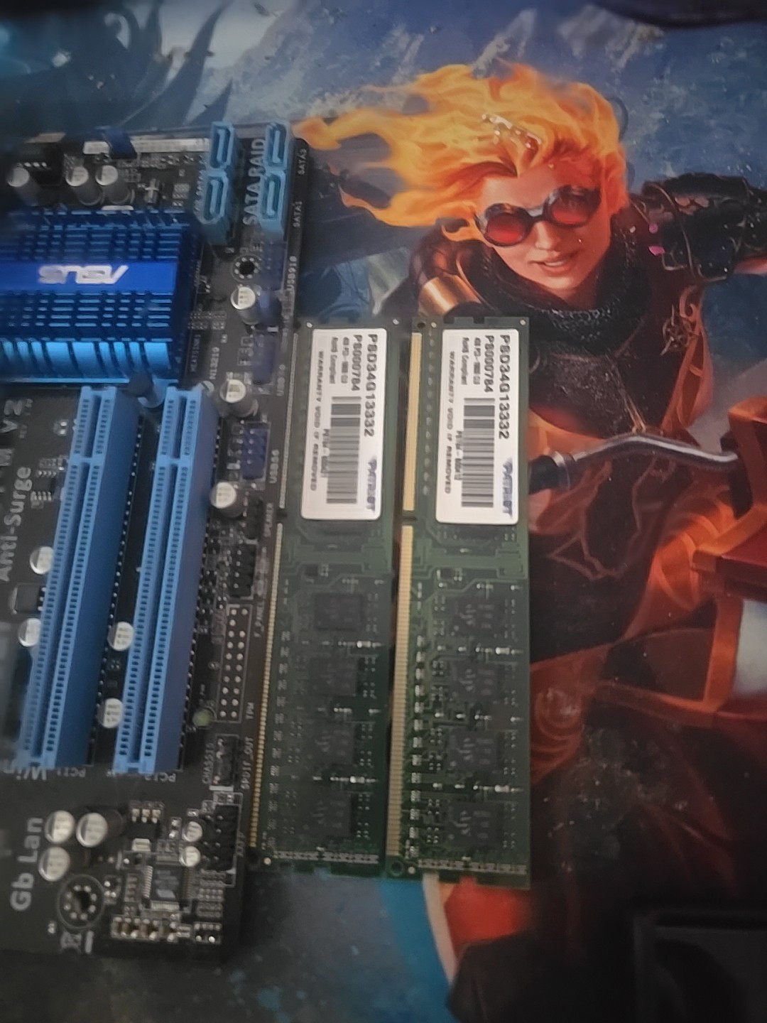 ASUS M4N68T-M V2 AM3 Motherboard with Heat Sink with AMD ATHLON II X2 8 GB RAM