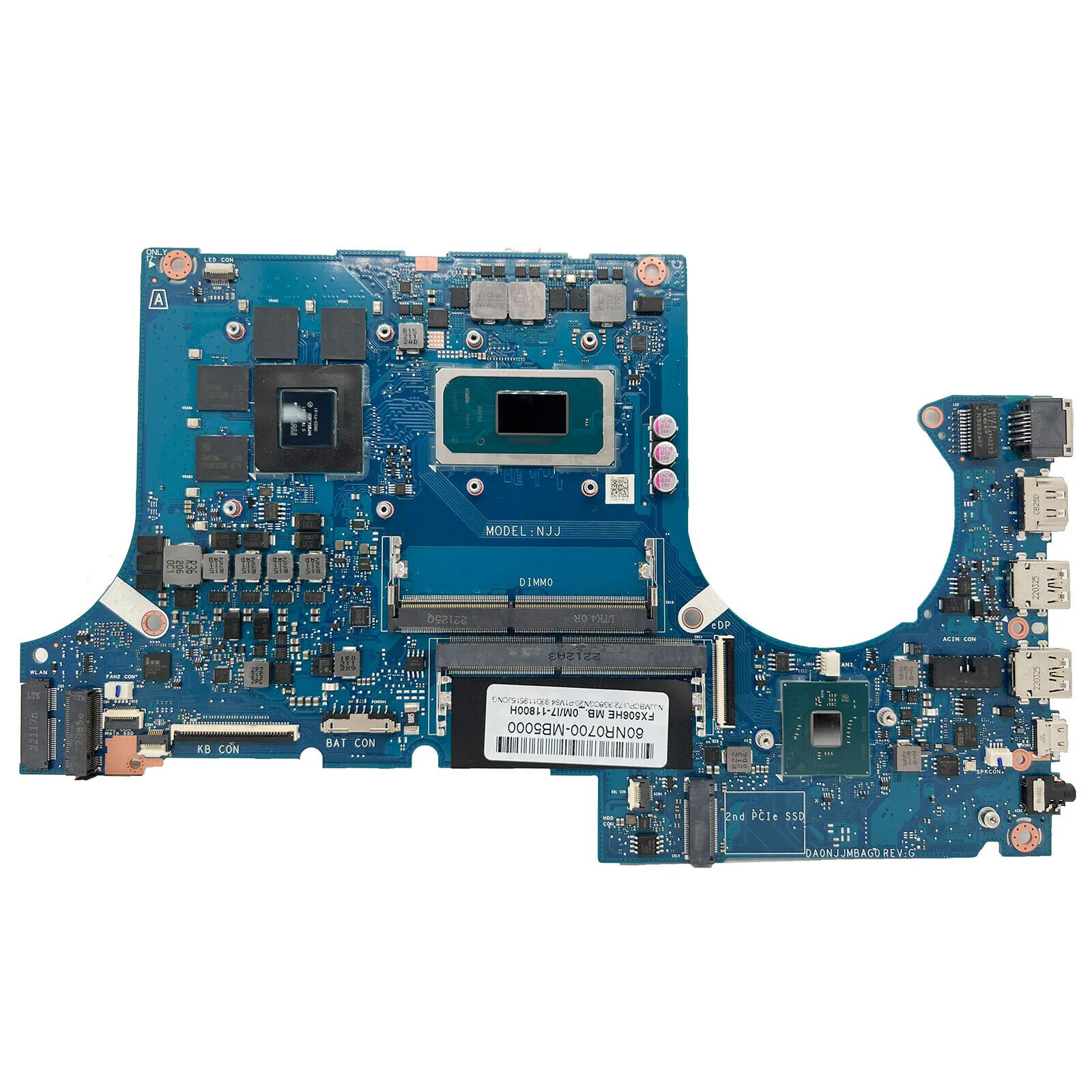 ASUS FX506HE FX506HC FX706HC FX706HE I5-11400H RTX 3050 3050TI 4GB Motherboard