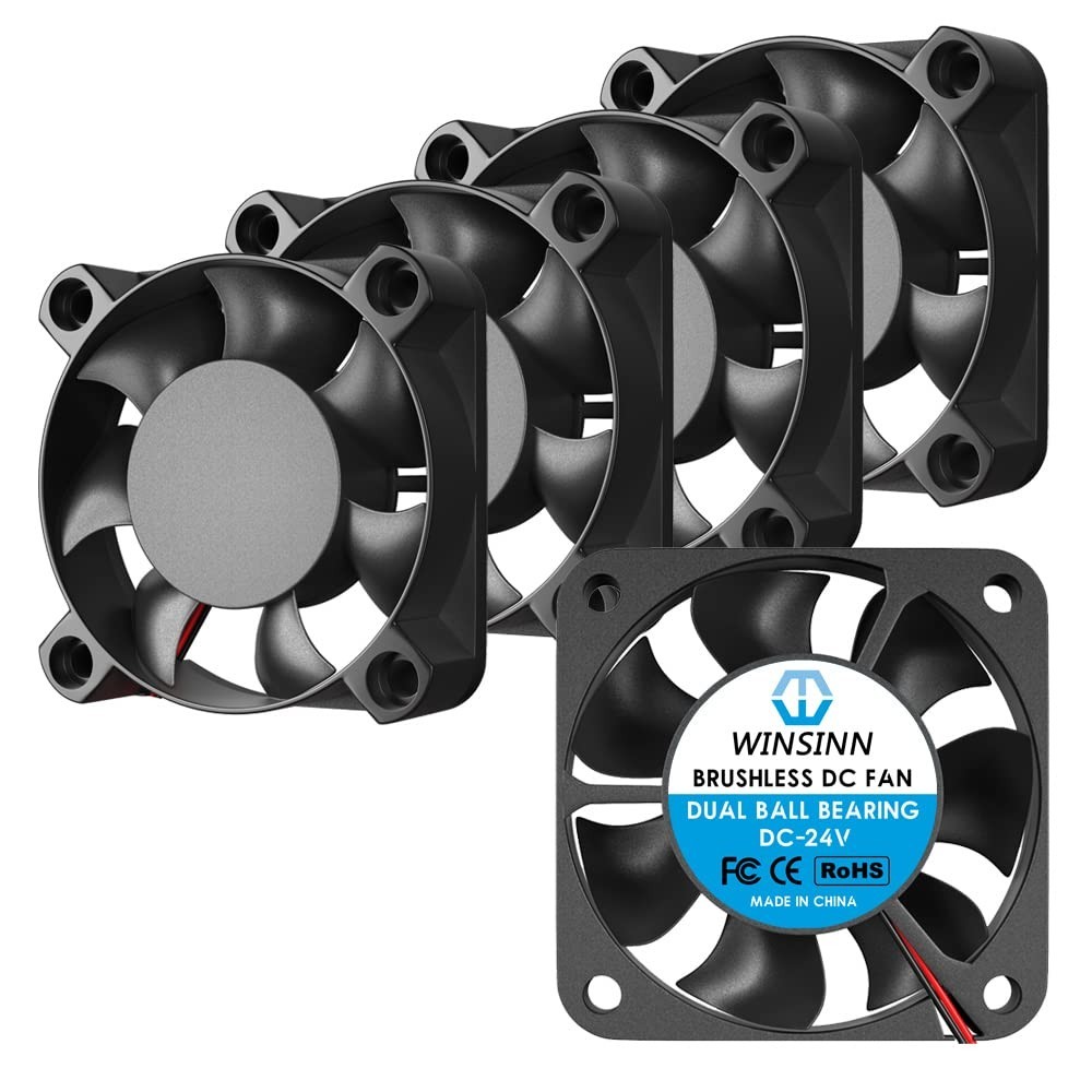40mm 24V Dual Ball Bearing Fan 5000 RPM Cooling for 3D Printer Electronics